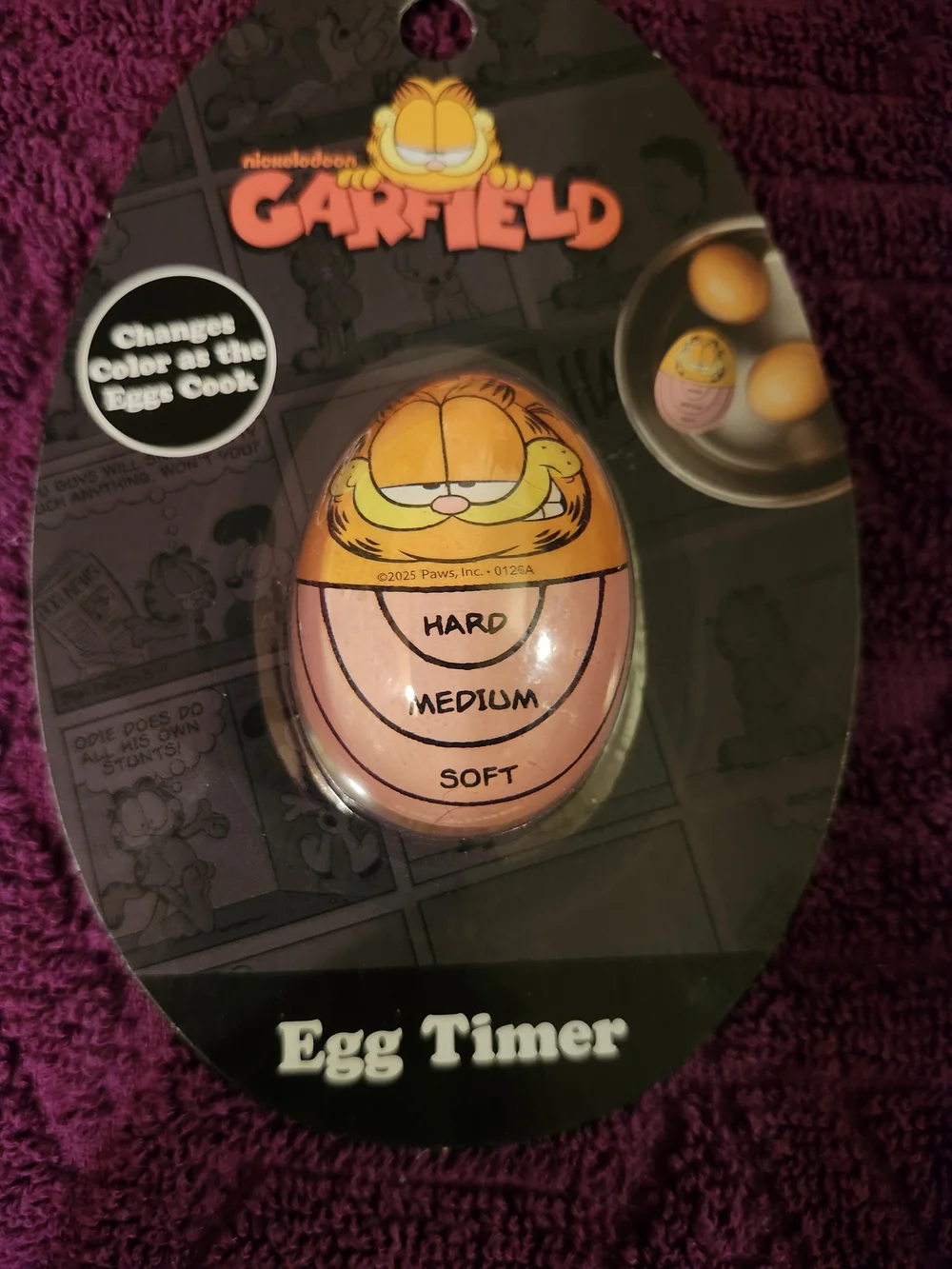 Nickelodeon Garfield Orange and Pink Egg Timer